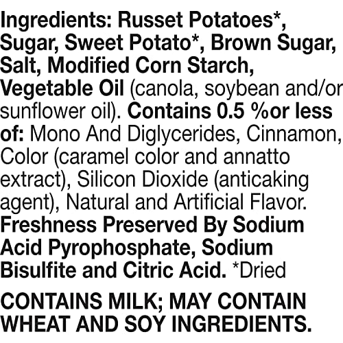 Betty Crocker Sweet Potato Mashed Potatoes on pantry shelf; reliable pantry staple.
