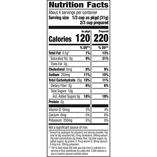 Betty Crocker Sweet Potato Mashed Potatoes with real potatoes; creamy texture.