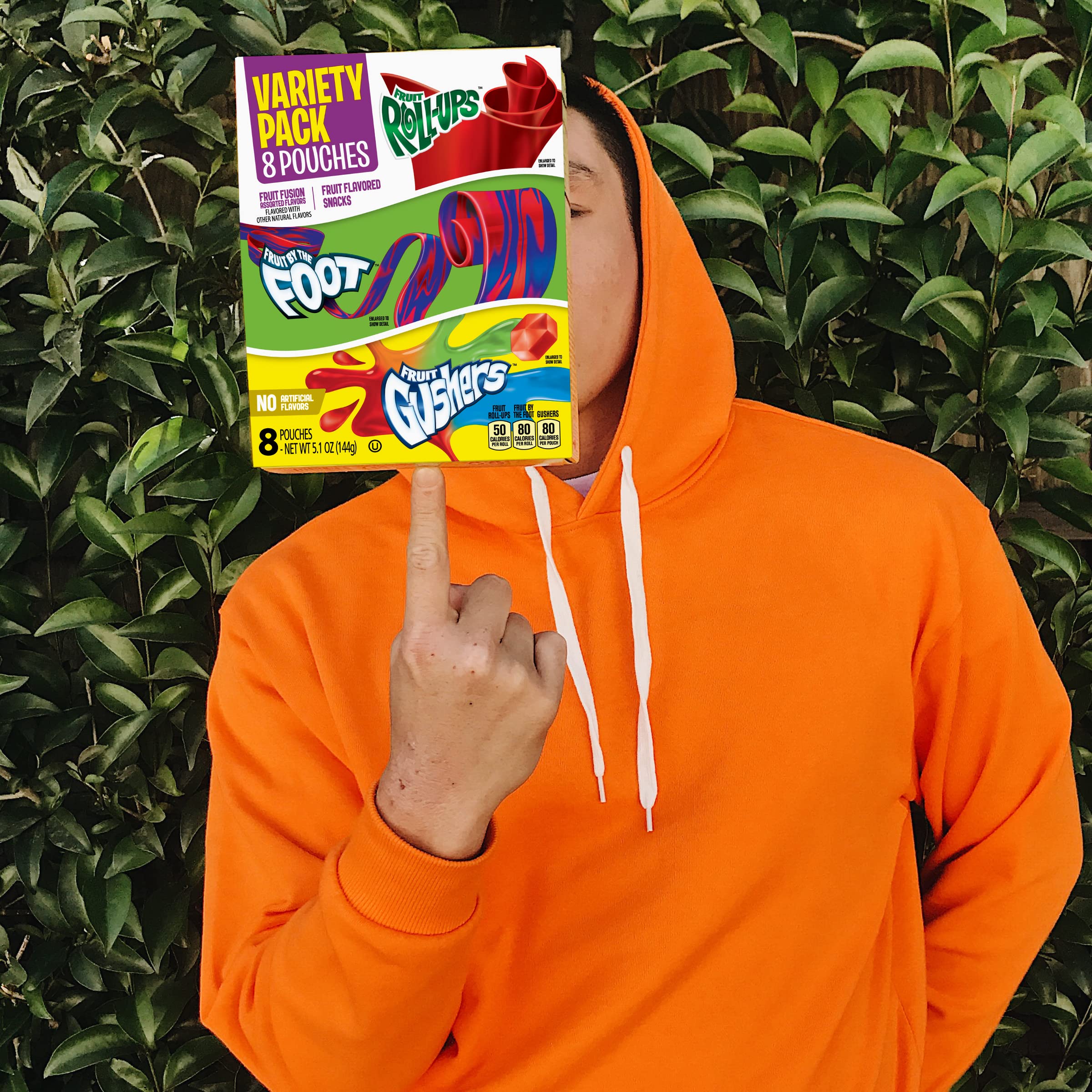 Unrolled Betty Crocker Fruit Roll-Ups spread for creative snacking.