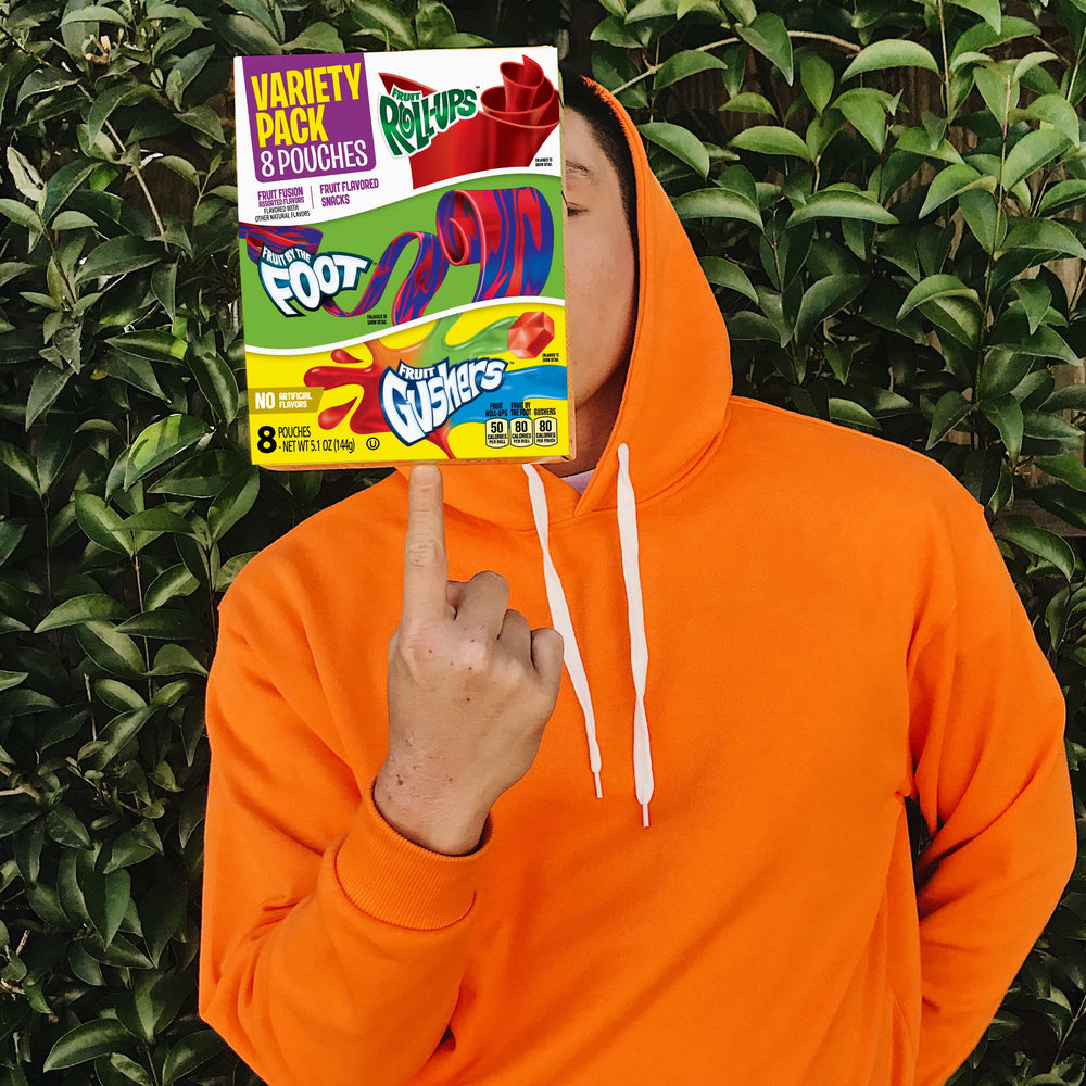 Unrolled Betty Crocker Fruit Roll-Ups spread for creative snacking.
