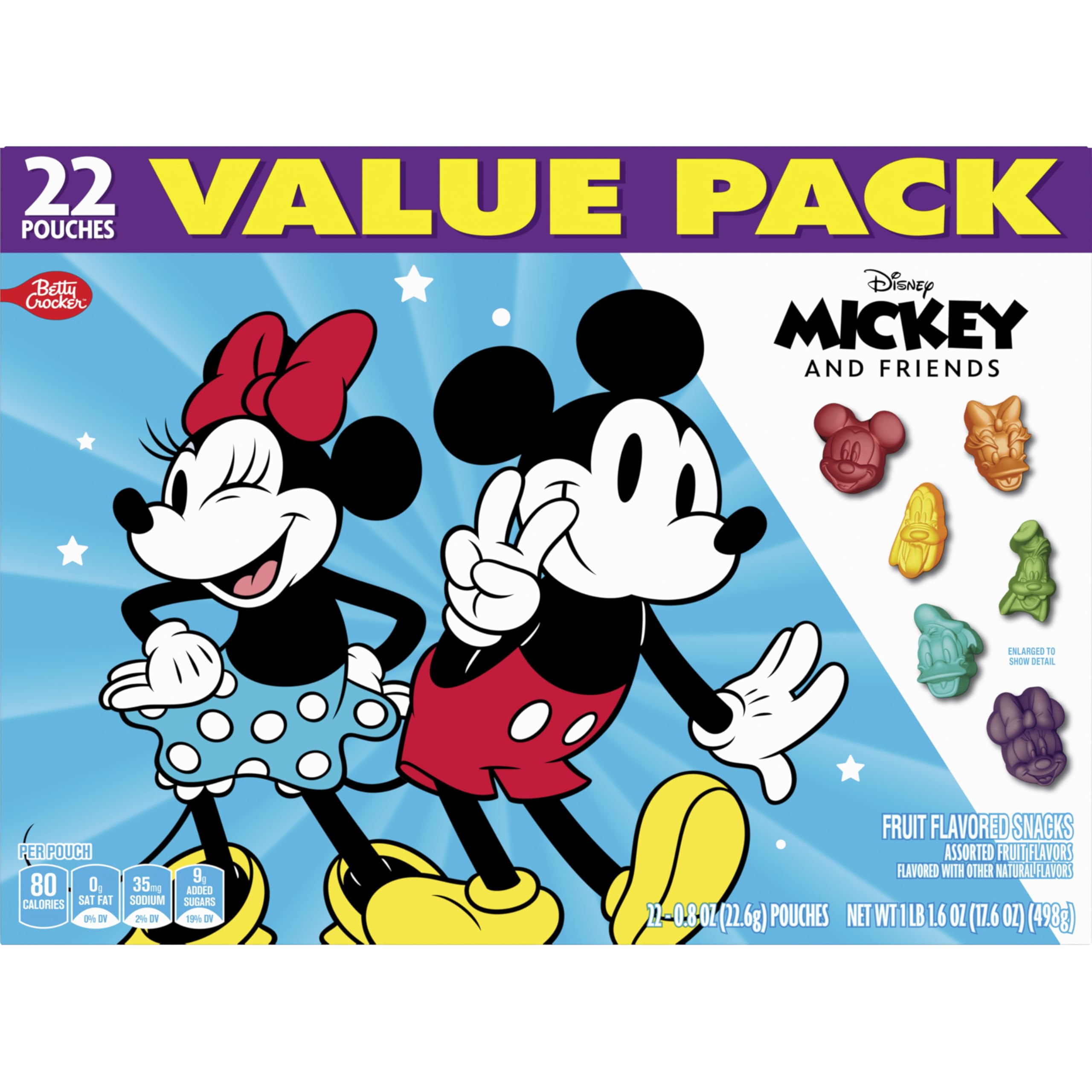 Gluten free and fat free Betty Crocker Disney snacks for a lighter option.