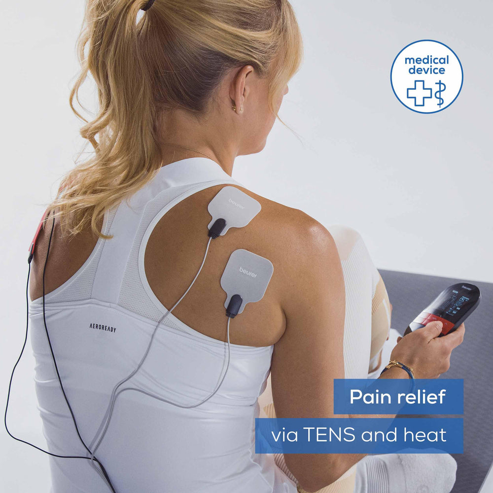 Beurer EM59 dual‑channel setup enables targeted therapy for multiple areas.