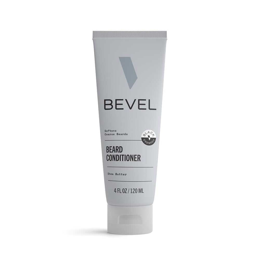 Bevel Beard Conditioner coconut-oil delivers softening moisture for beard hair.