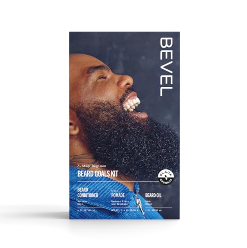 Bevel beard softener application close-up highlighting softness