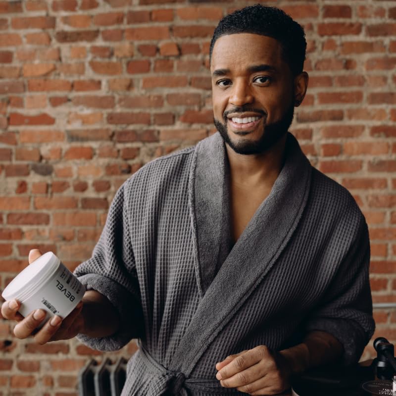 Part of daily routine with Bevel body wash and shave cream.