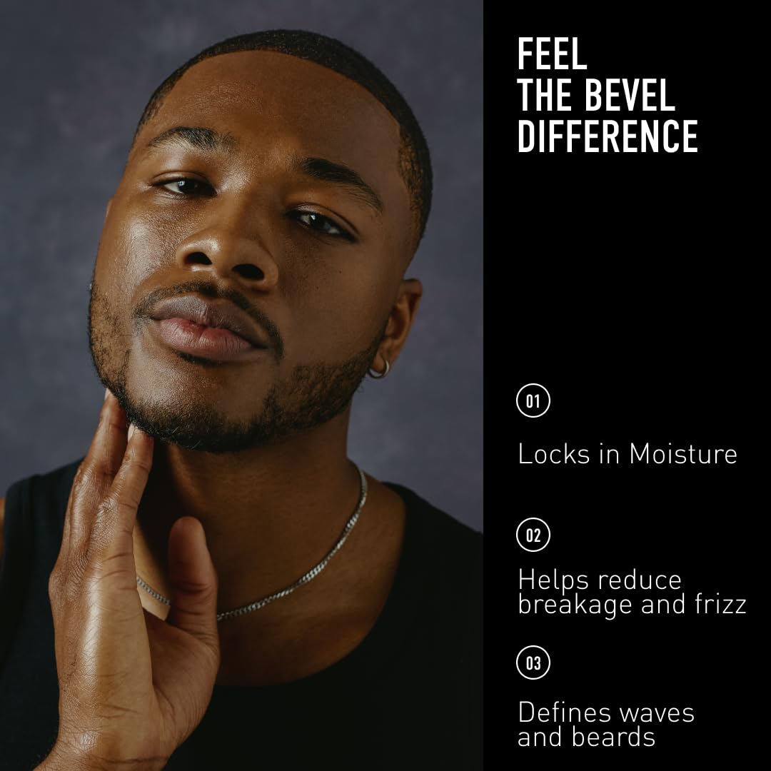 Bevel Essentials Clear Shave Gel with aloe vera cucumber infusion on skin