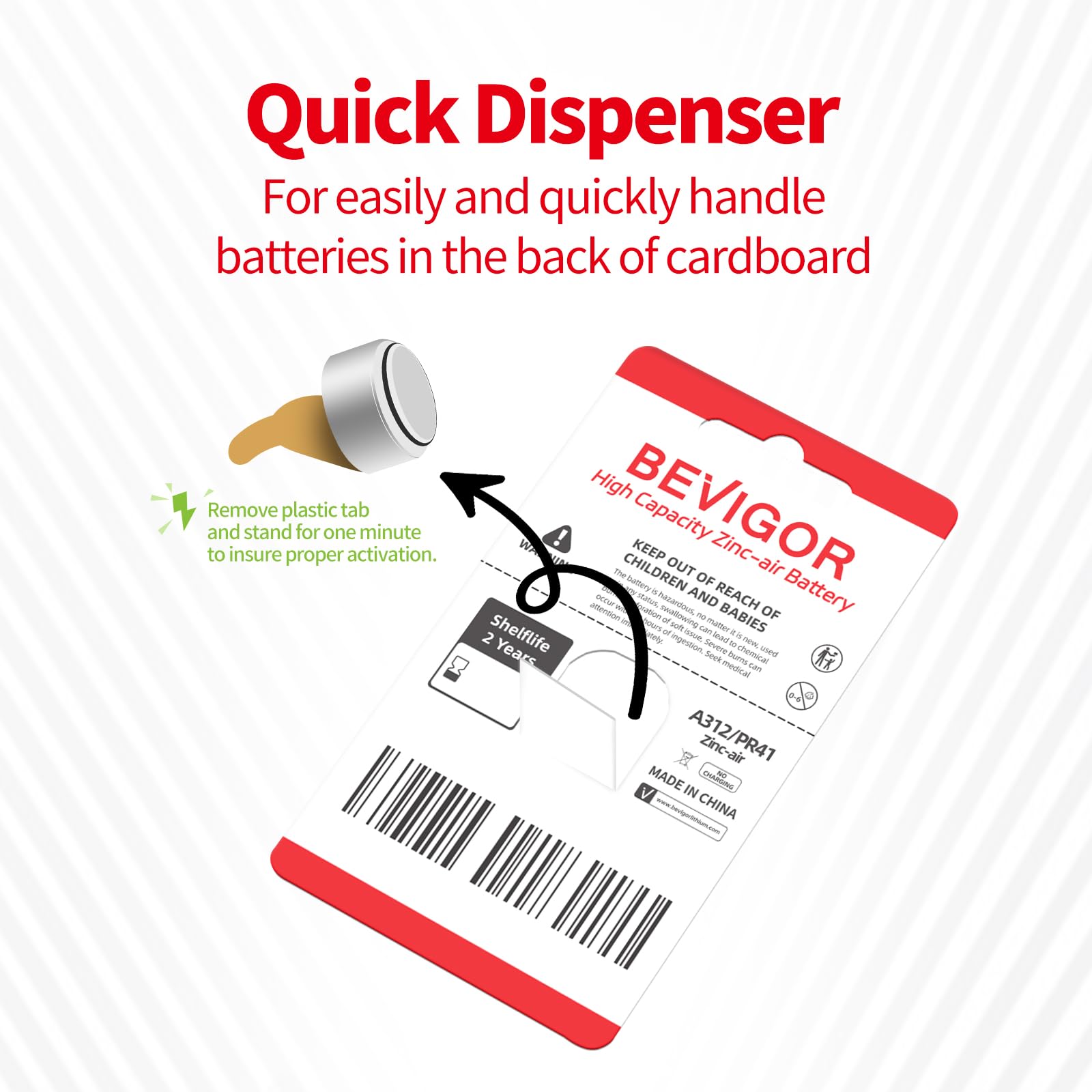 BEVIGOR 3-year shelf life supports readiness when needed