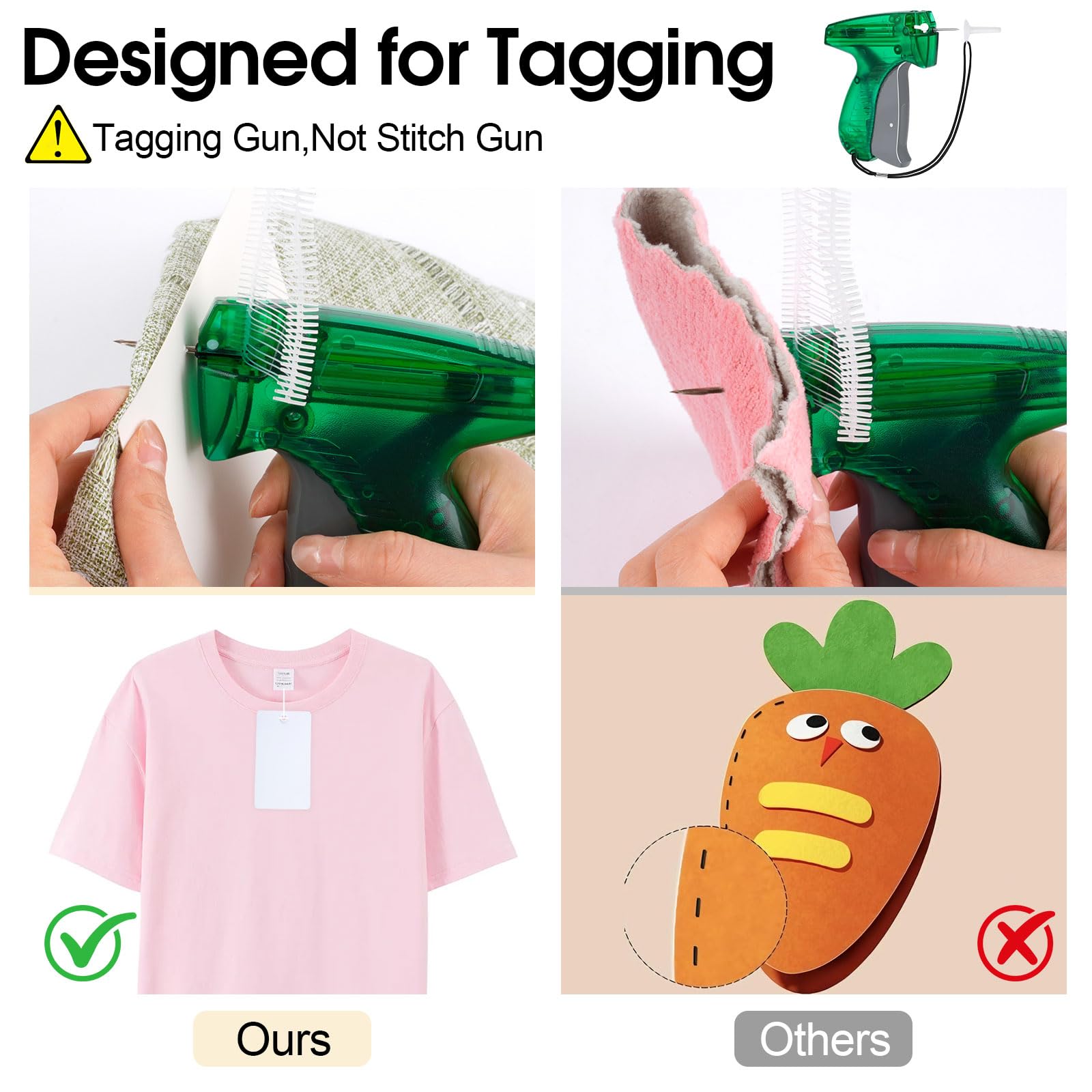 BEVTEE tagging gun supports wide fashion and retail applications.