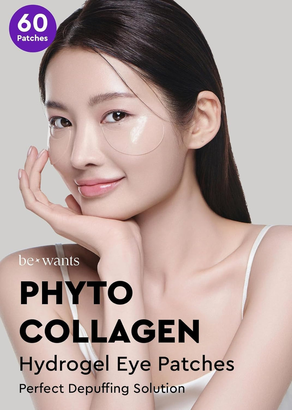 BE+WANTS under-eye patches combat dark circles with bamboo water hydration