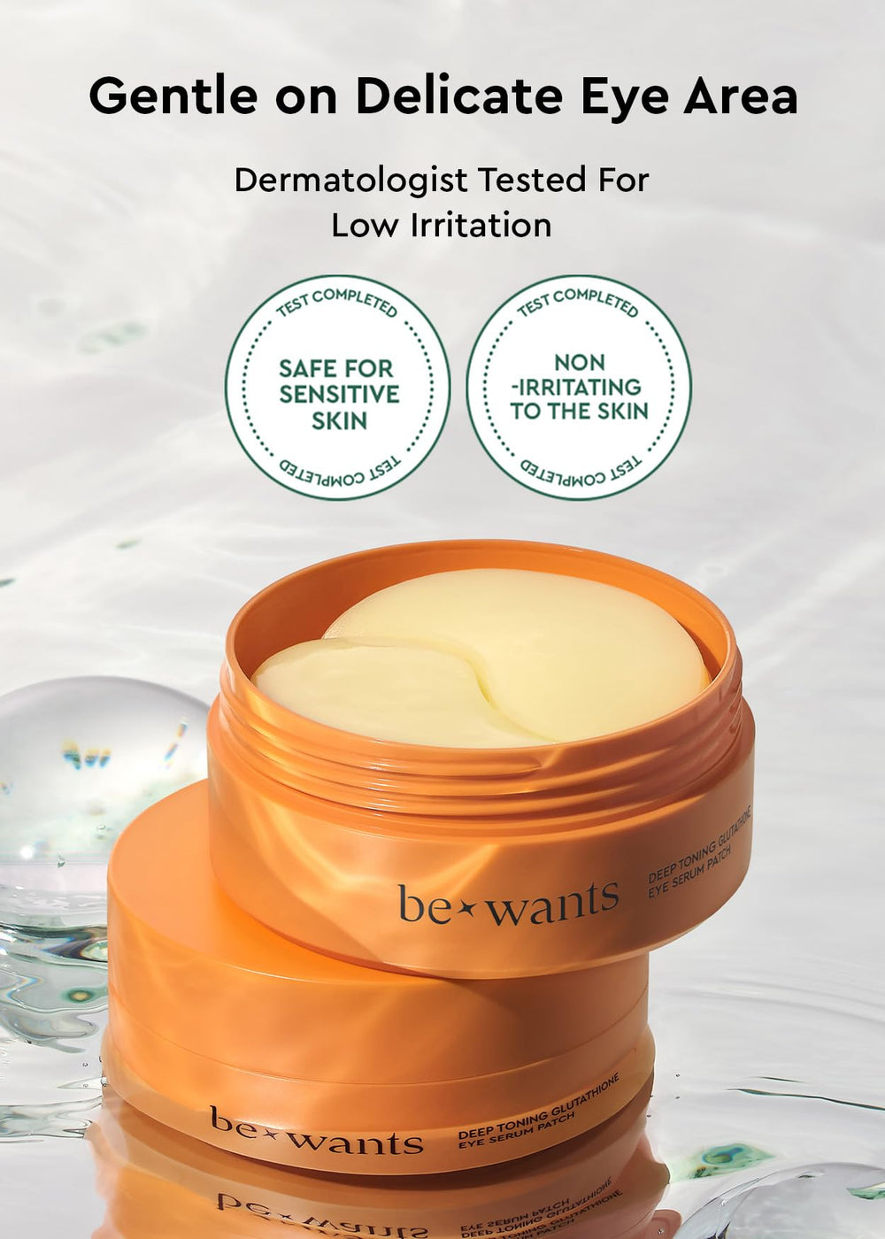 BE+WANTS vegan Korean skincare behind the gentle non-irritating formula