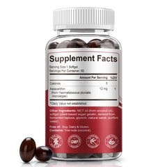 BEWORD Astaxanthin pour shows easy daily serving for skin and eye vitality.