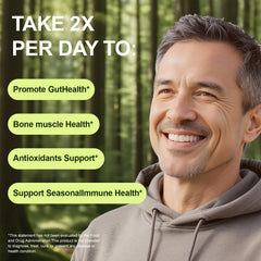 BEWORD softgels in a bottle support simple morning and evening routines.