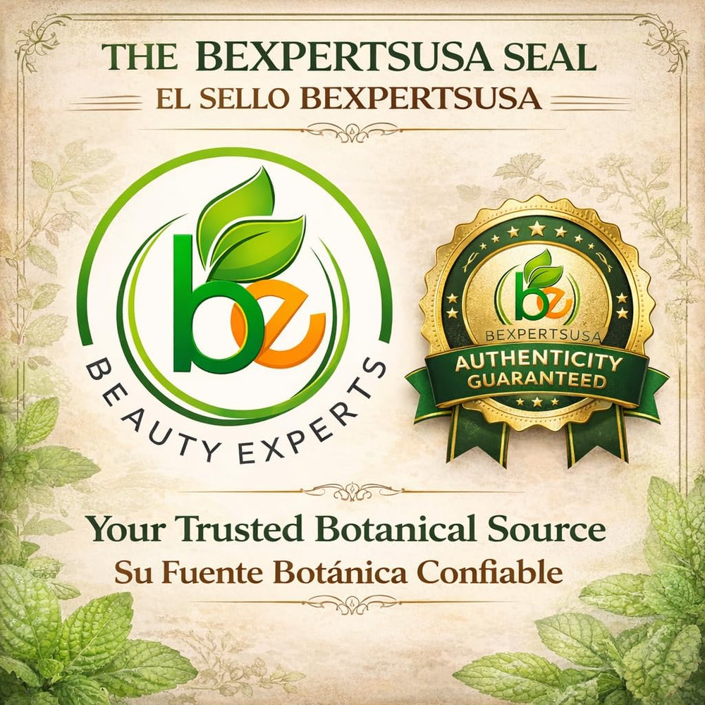 B-Experts brand logo on authentic sapo tea packaging