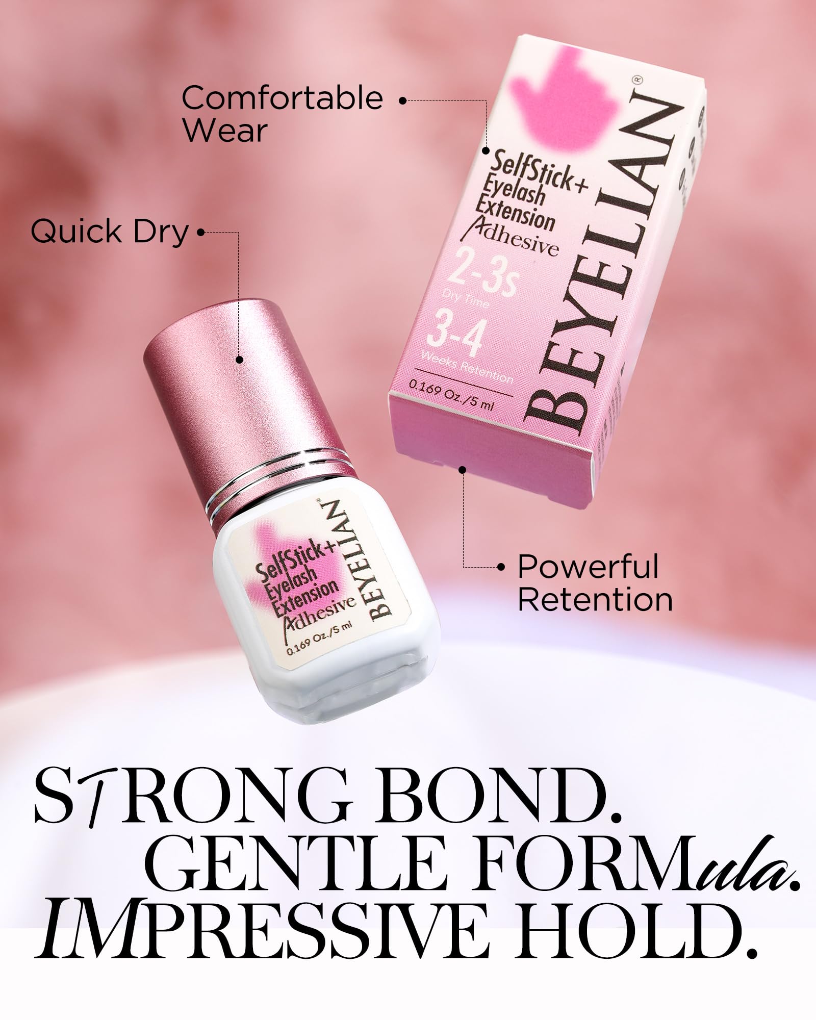 BEYELIAN Sensitive Lash Cluster Glue professional-use context in salon setup.