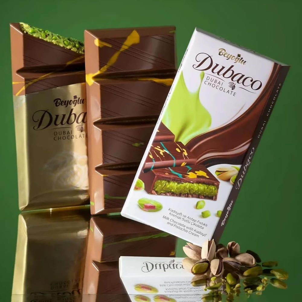 Beyoglu Dubaco packaging front view signals elegant presentation.