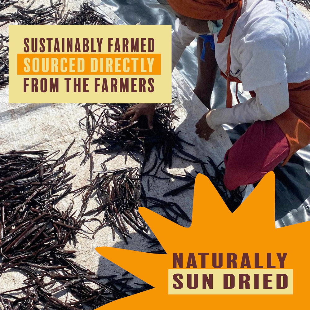 Beyond Good Organic Madagascar vanilla aroma from powder suggests premium flavor base.
