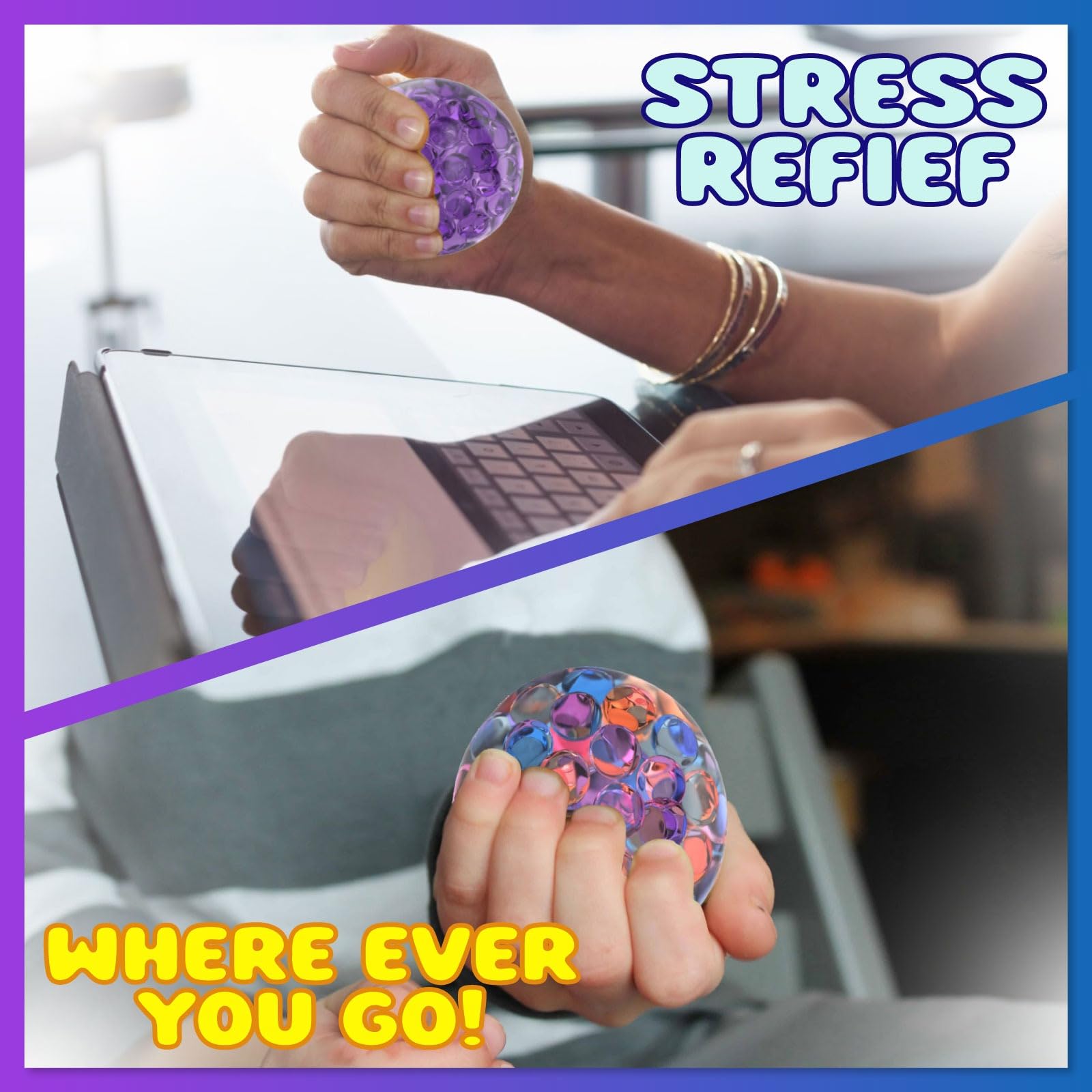 Back-to-school-ready Beyond Innoventions stress balls support students and educators.