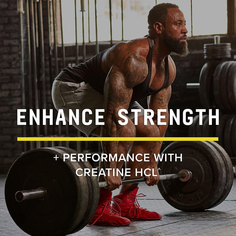 Beyond Raw Creatine HCl powder label close-up highlighting ingredients