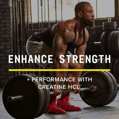 Beyond Raw Creatine HCl powder label close-up highlighting ingredients