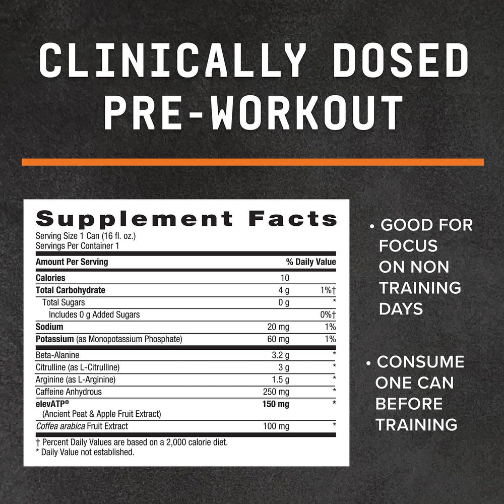 BEYOND RAW LIT On The Go in a gym scene for sustained focus during training