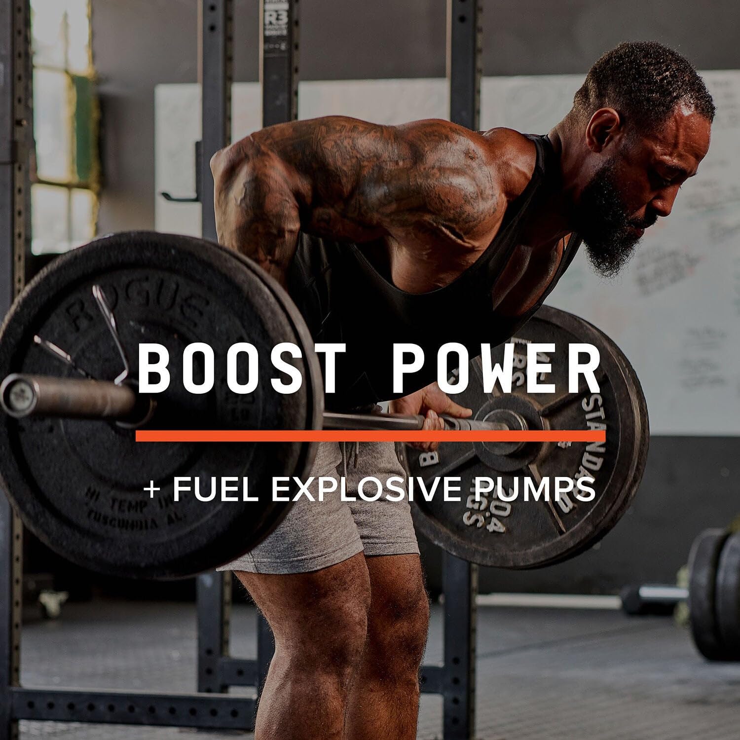 BEYOND RAW LIT being mixed, quick blend for steady focus and energy.