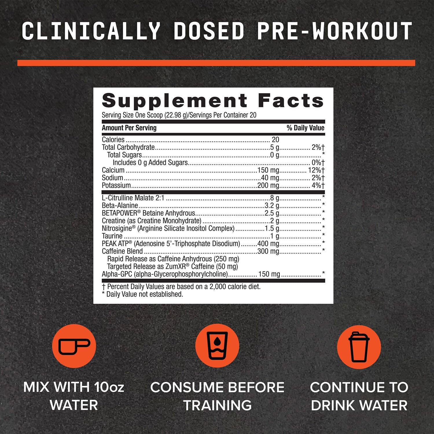 BEYOND RAW LIT served in a shaker cup for training readiness.