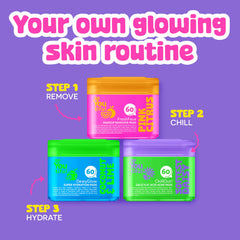 BeYoutiful aloe vera soothing pads calm skin after sun exposure