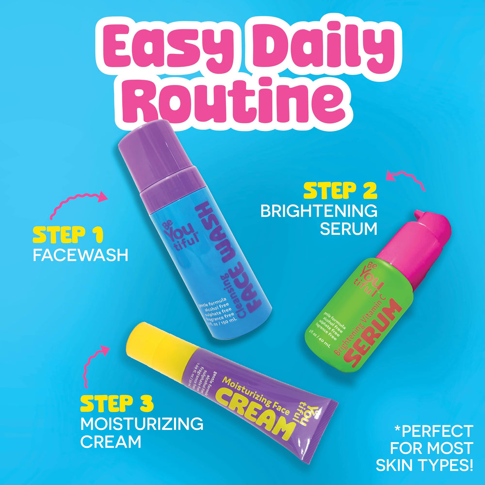 BeYOUtiful unscented facial cleanser close-up on safe, all-skin types.