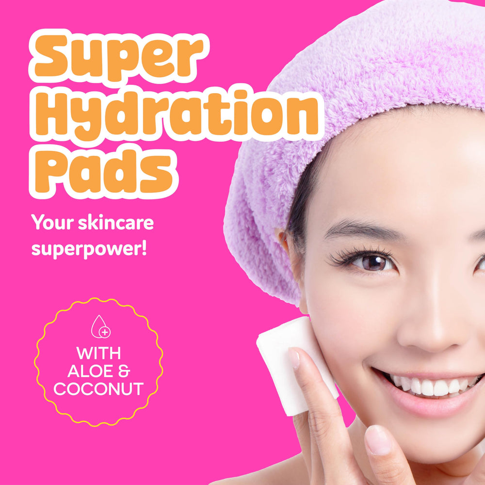 BeYoutiful hydrating toner pads with non-greasy moisture for a fresh look