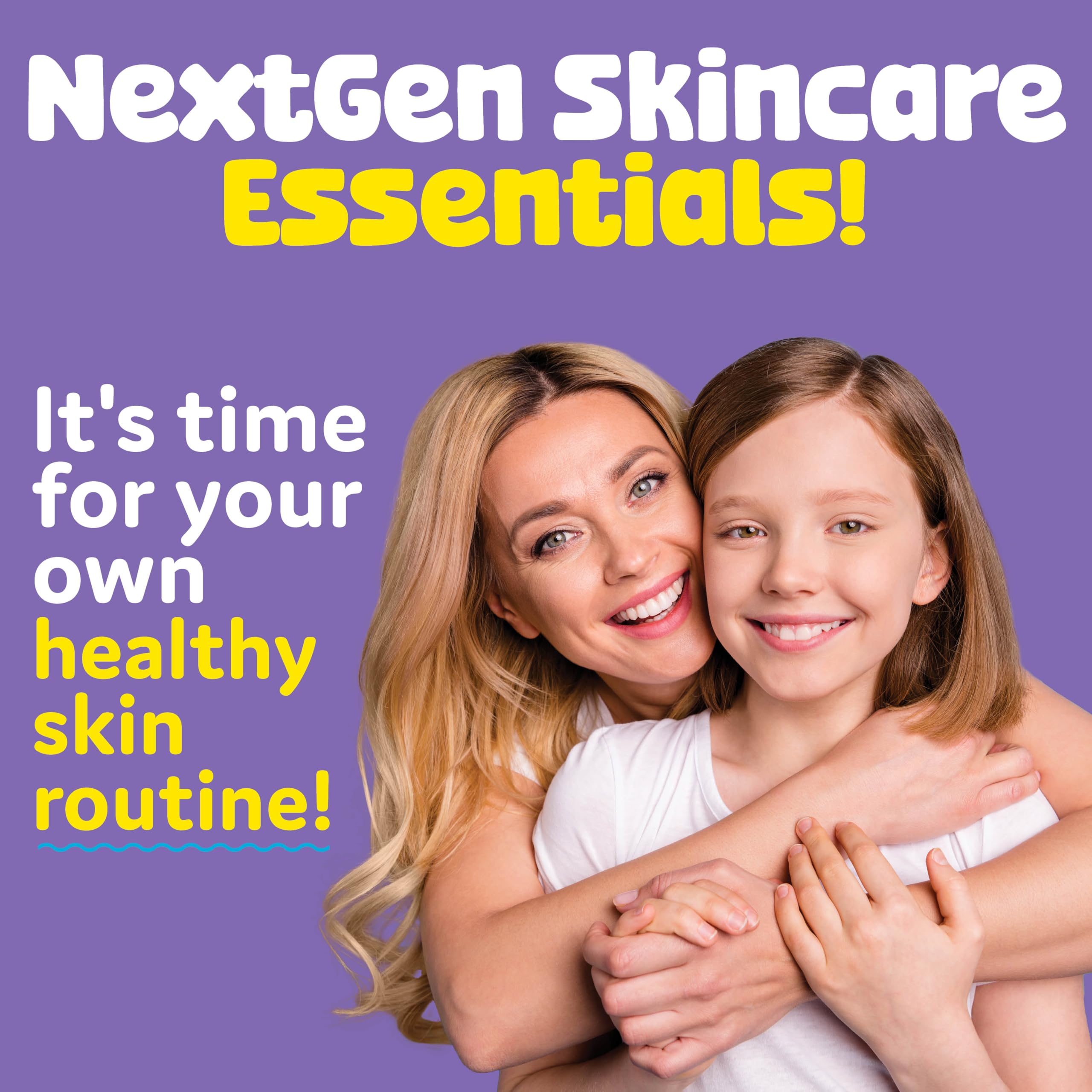 BeYOUtiful kid-friendly skincare routine featuring gentle cleanser for teens.