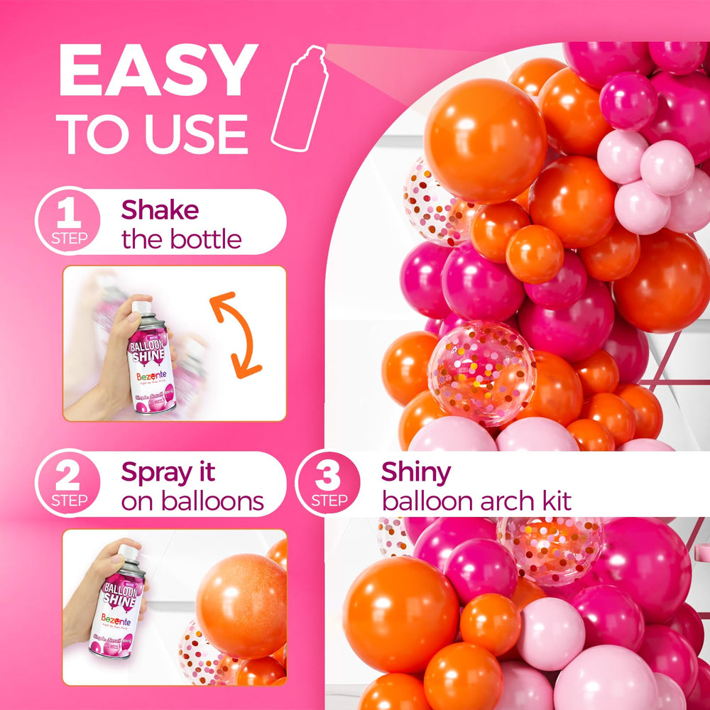 Bezente Balloon Shine Spray is fragrance-free for sensitive spaces.