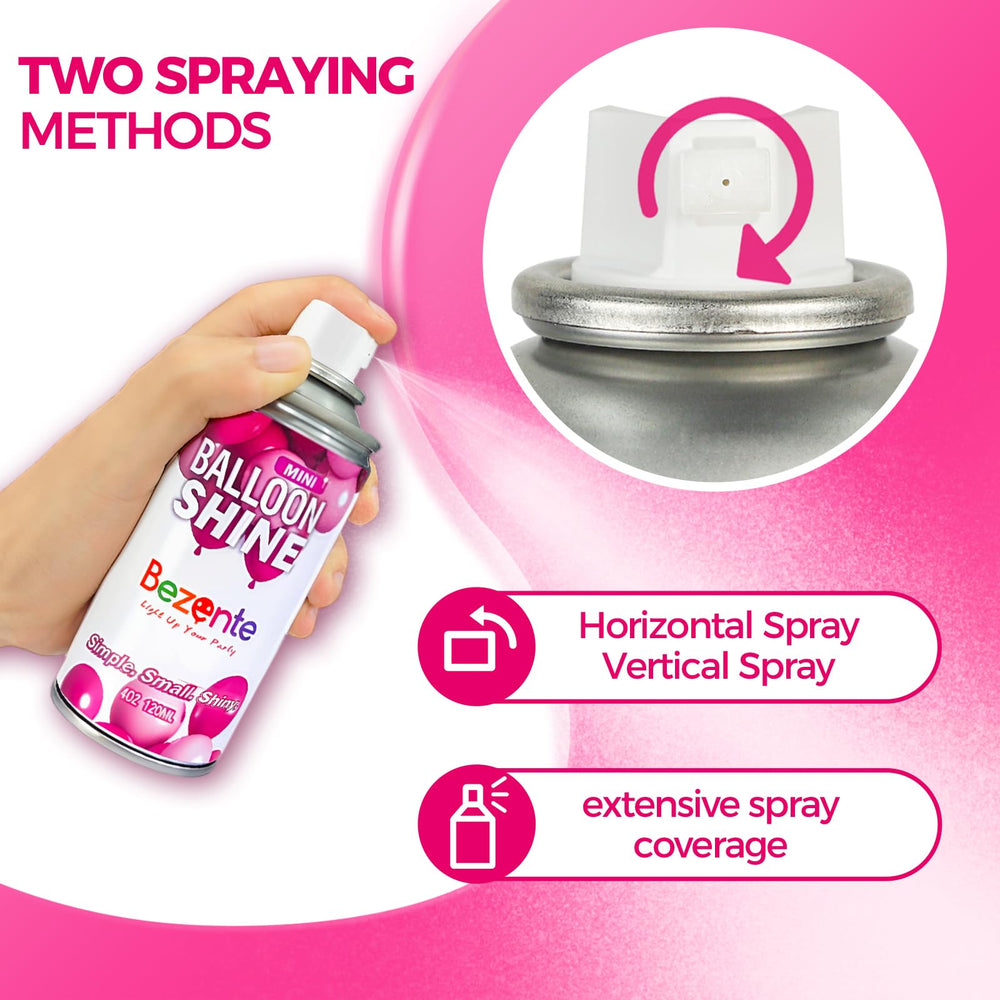 Bezente Balloon Shine Spray fits small events and party kits.