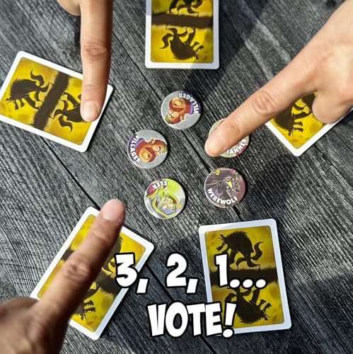 Bezier Games One Night Werewolf bundle image showing combined play options