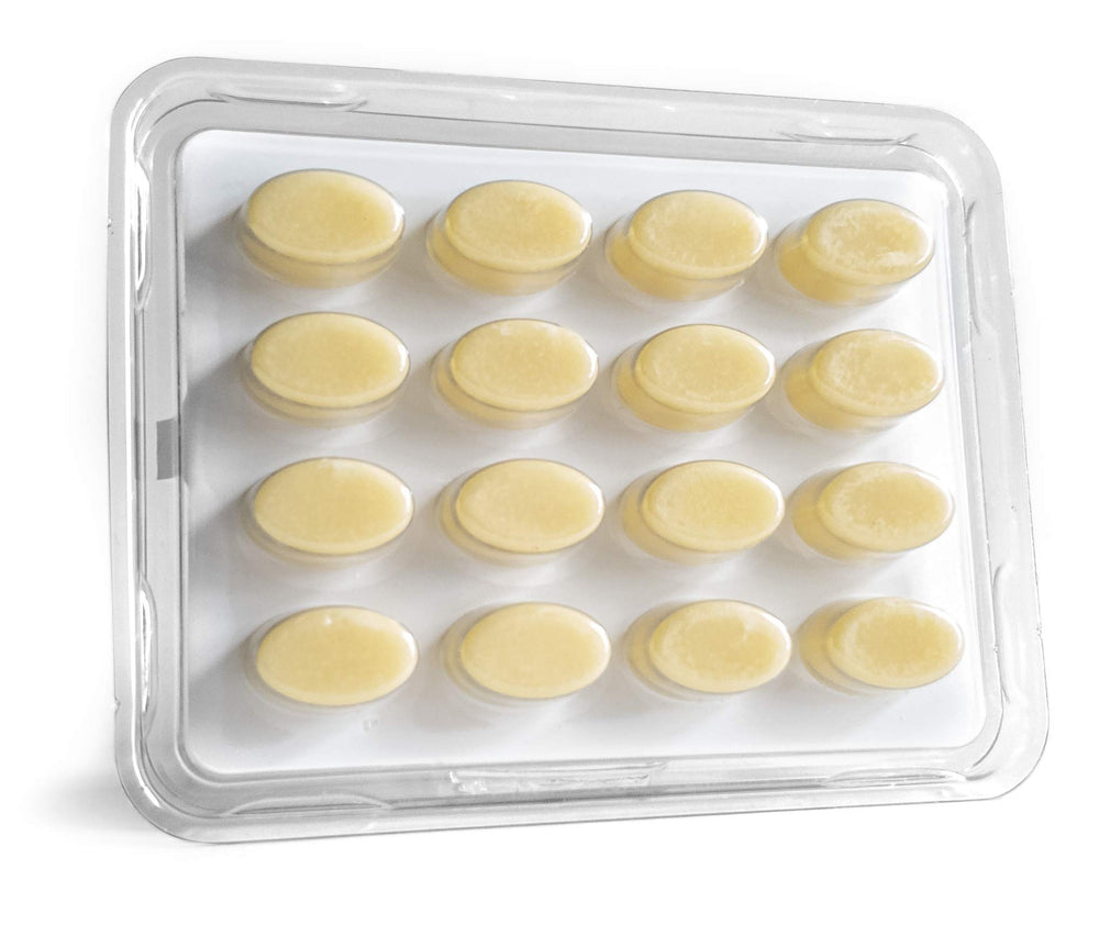 Bezwecken Hydration Ovals 2x Plus DHEA oval closeup showing texture and form