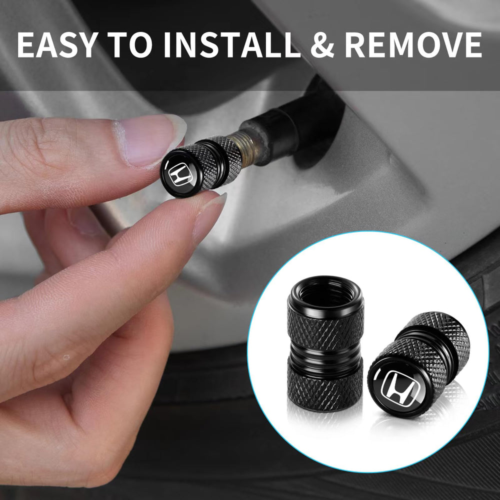 BFIVEANTE valve cap with rubber seal protects against leaks and moisture.