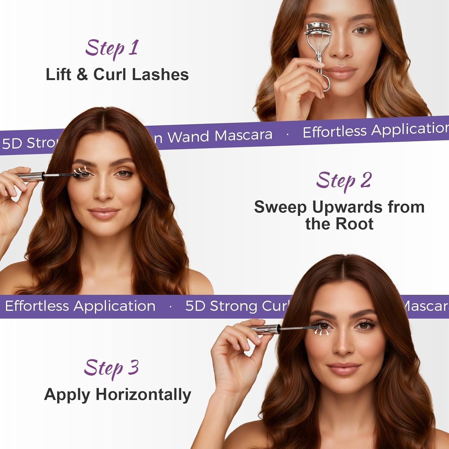 BFQ Iron Wand Mascara long-lasting-volume keeps lashes defined throughout the day.