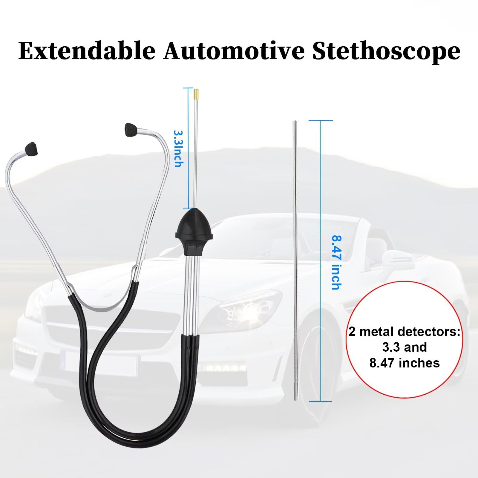 BFXM stethoscope extension probe 8-4-inch reaches hard-to-access areas