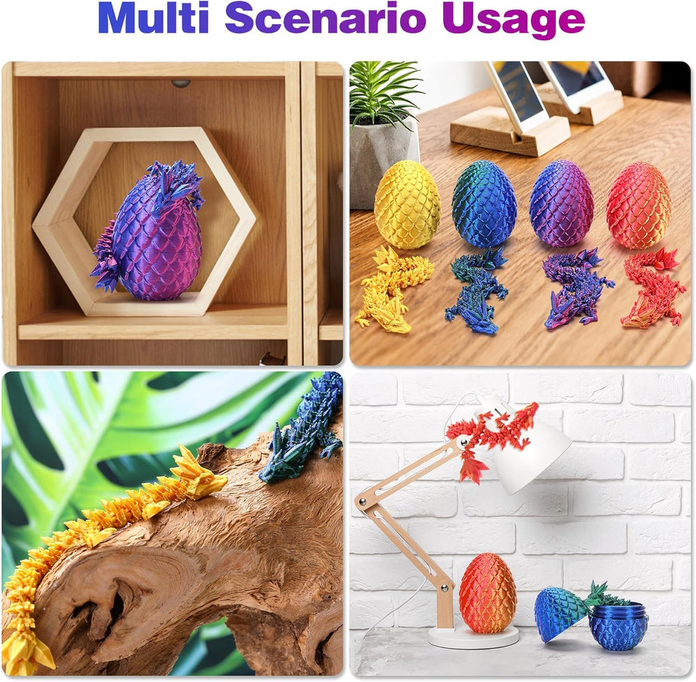bgezxuy dragon egg color pack in four colors for variety