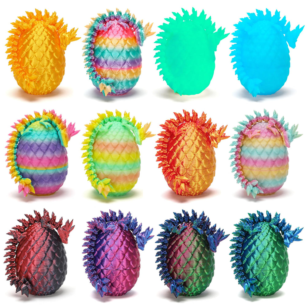 Bgezxuy mini dragon egg closed with dragon inside for imaginative play