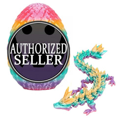 Bgezxuy dragon egg opens to reveal articulated dragon for hands-on storytelling