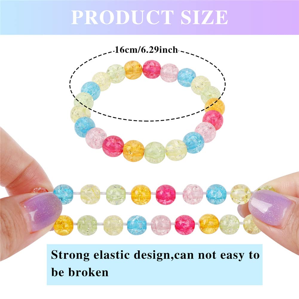 BGSHEMNI pink love bracelet featuring elastic fit for quick, comfy toddler access.