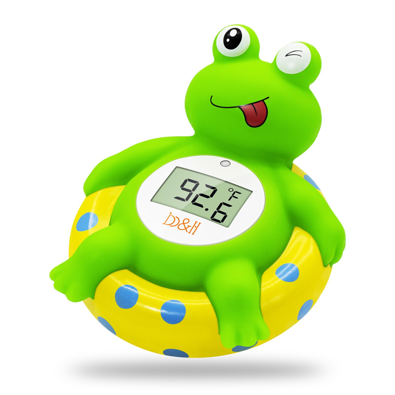 B&H Frog bath thermometer with front display for quick water temperature checks