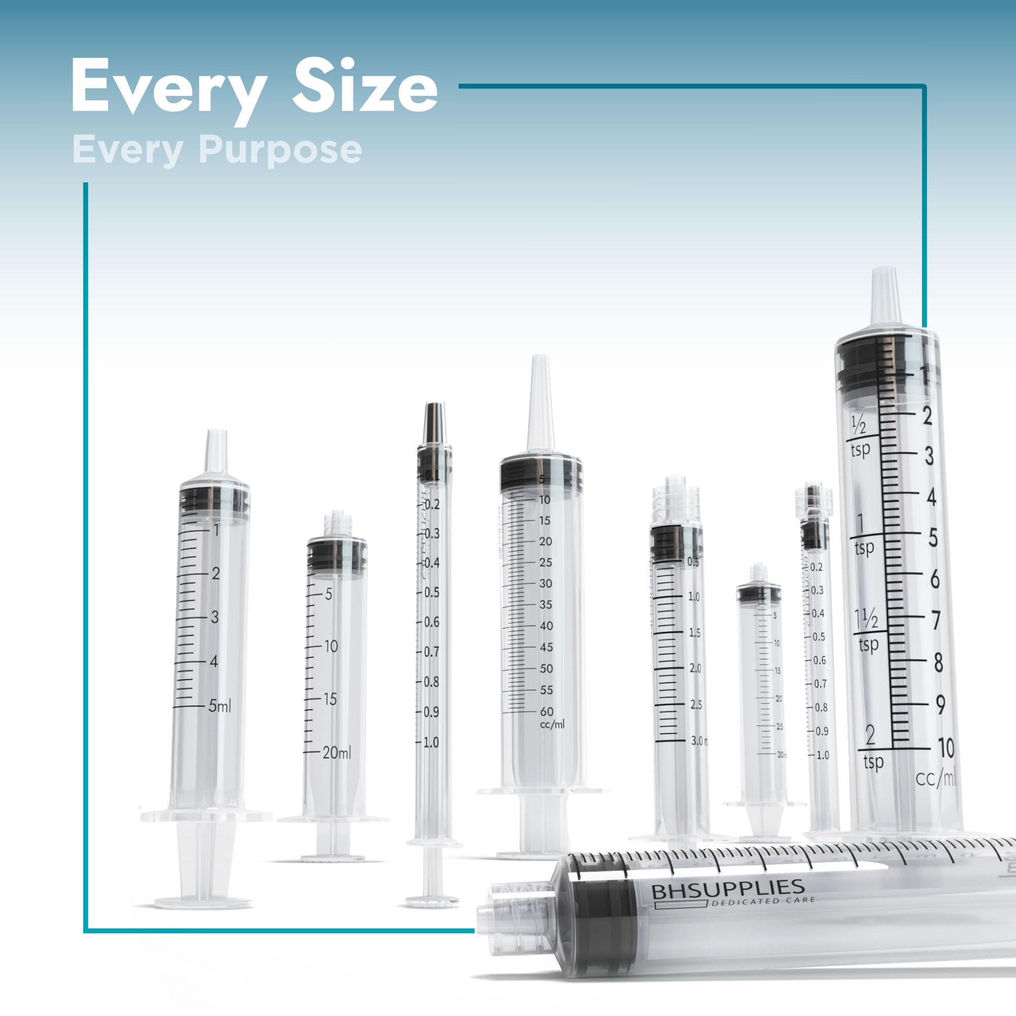 BH SUPPLIES ergonomic syringe design supports comfortable use across tasks