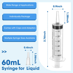 BHOWISK 60mL syringe in individually wrapped sterile packaging.