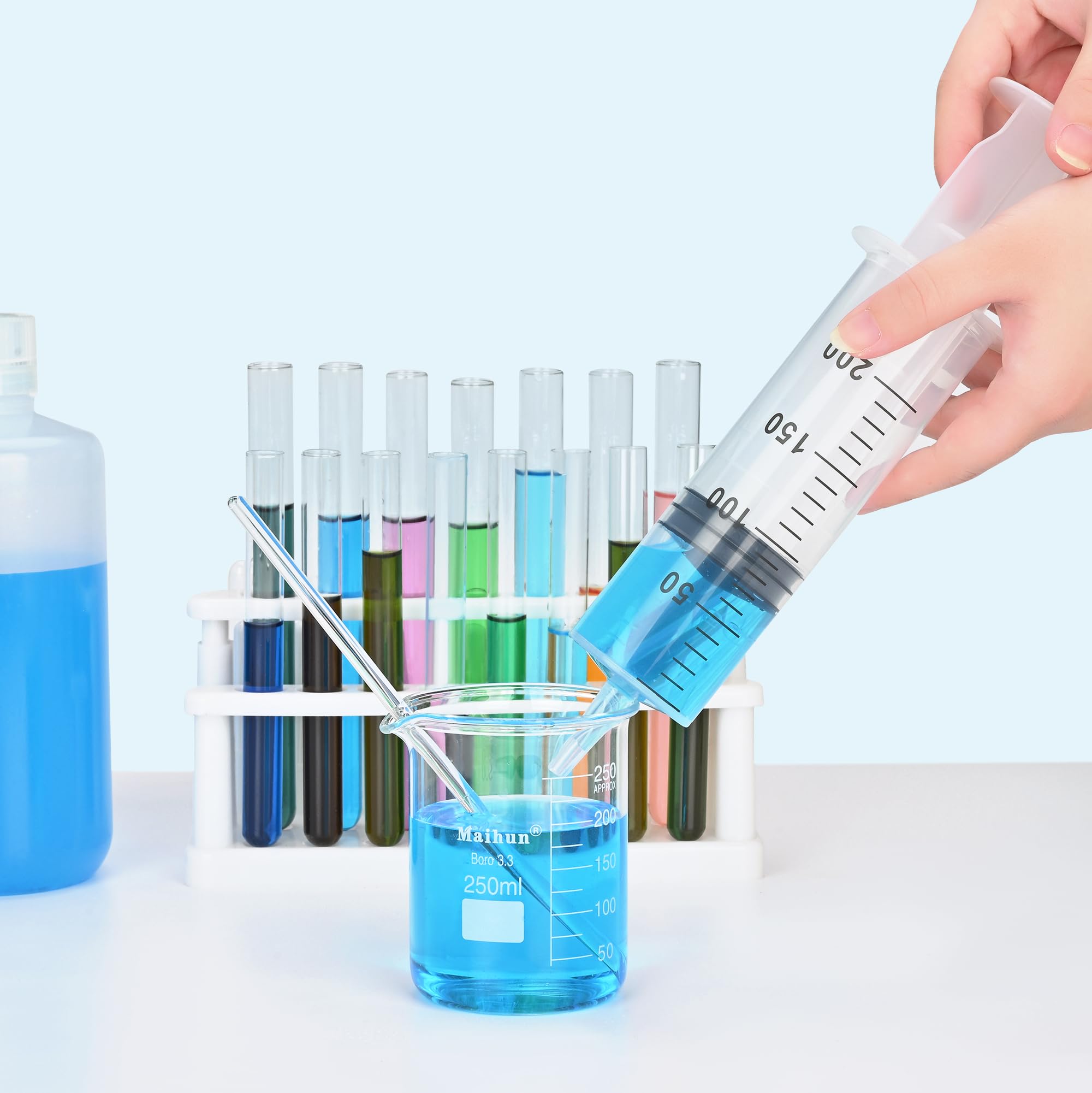 BHOWISK 60mL syringe suited for lab and kitchen use.