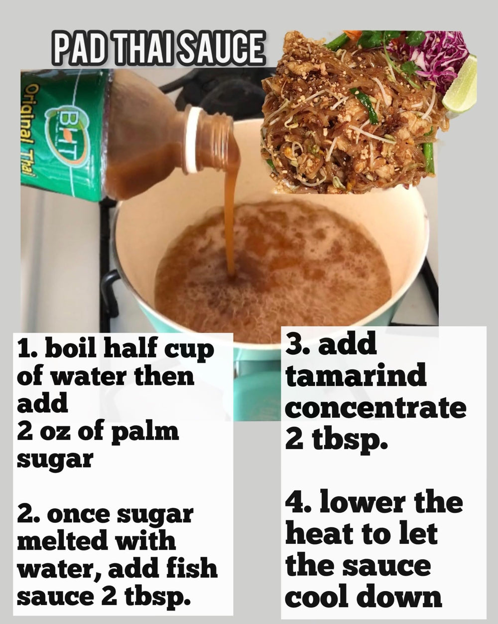 BHT tamarind concentrate enhancing Tom Yum soup with tangy depth