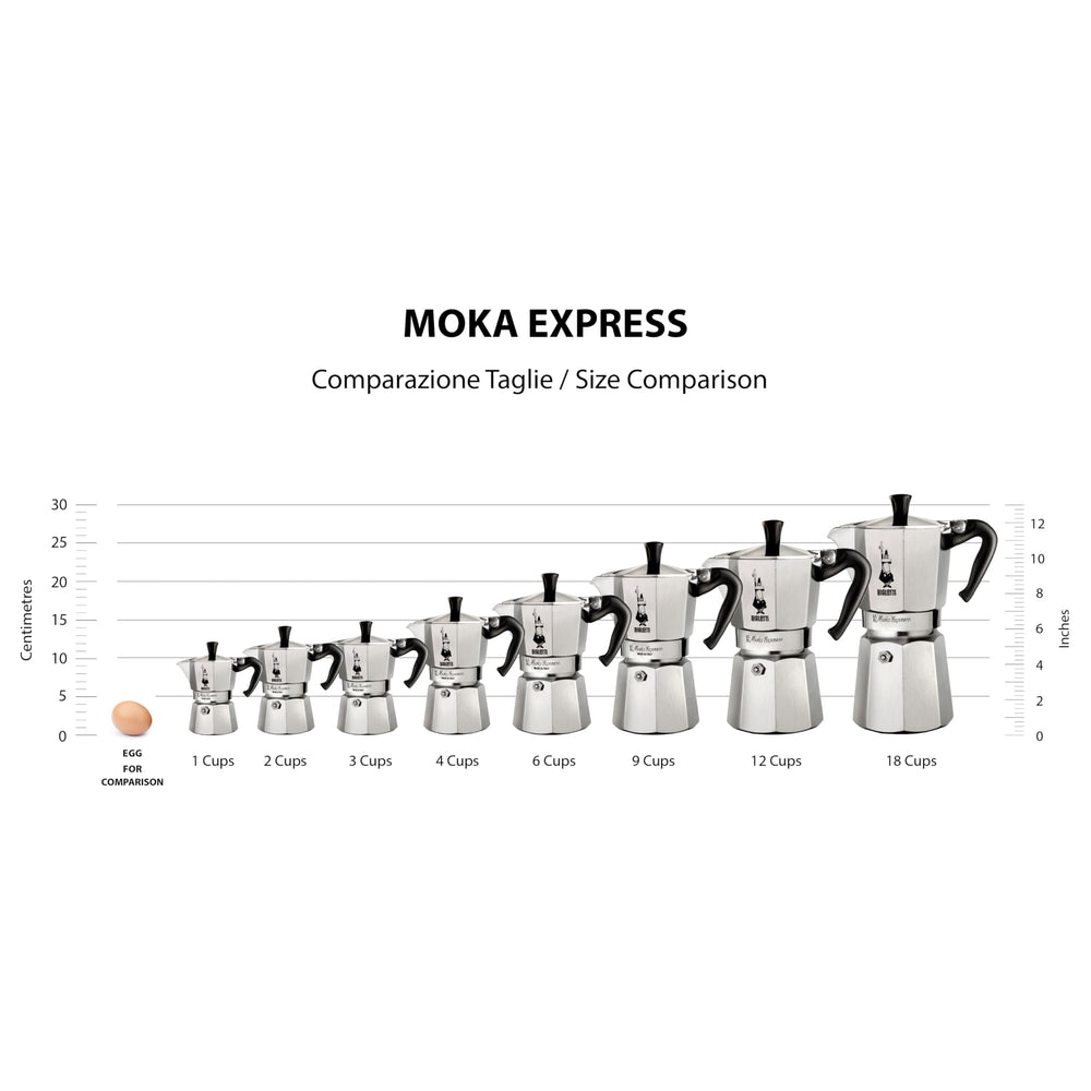 Bialetti Moka Express timeless Italian design enhances any kitchen.