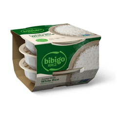 Bibigo Korean sticky white rice bowls 3-pack ready in minutes for quick meals.