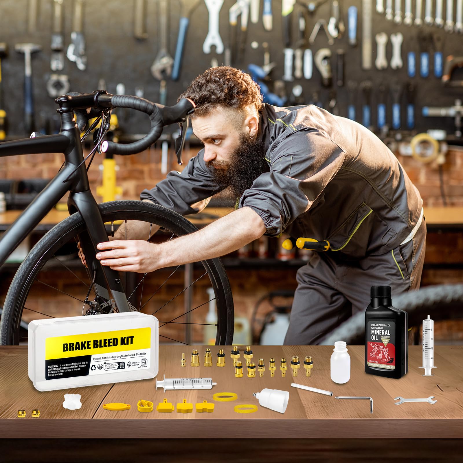 Bibokltiy complete kit with hoses and gloves for convenient maintenance