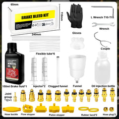 Bibokltiy 150ml mineral oil brake fluid for quick on-the-go top-offs and bleeding